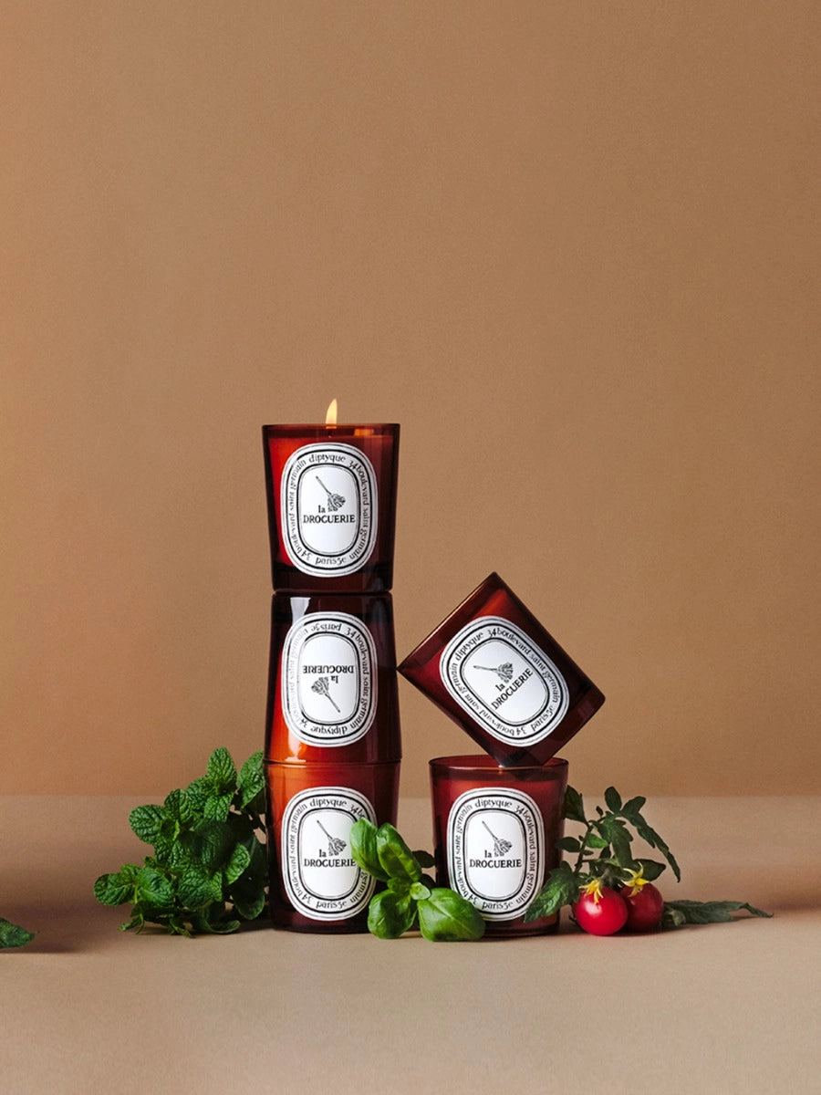 Bougie désodorisante La Droguerie au basilic 190 g