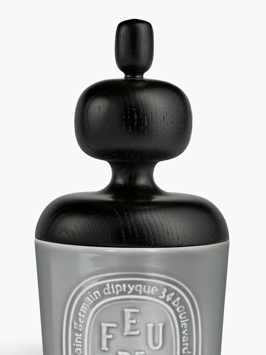 Black Astragal lid For large candle 260G