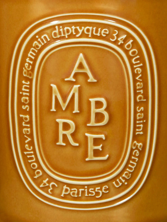 Bougie Ambre (grand format) 600 g