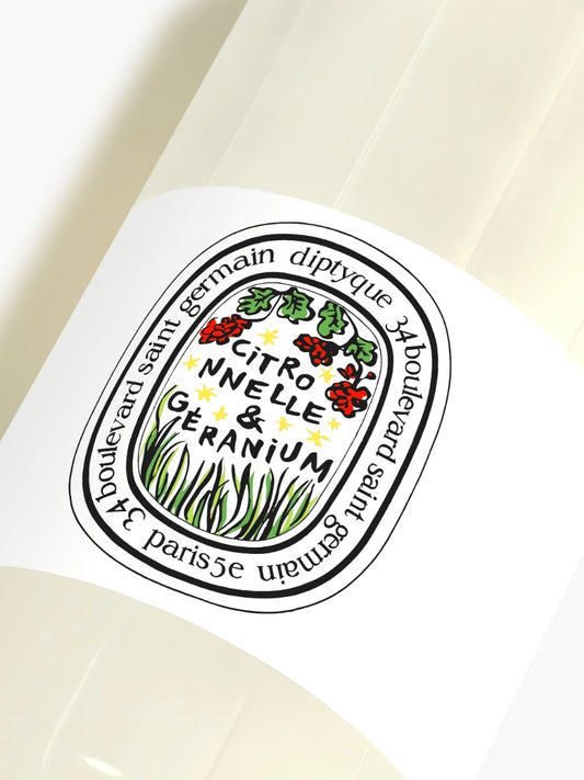 Lemongrass & Geranium Scented cleansing hand and body gel 195ML