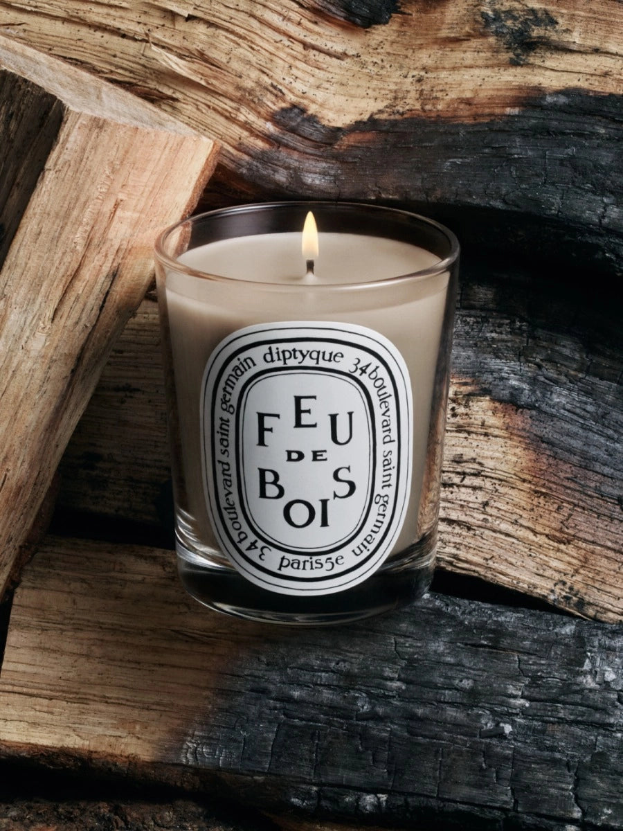 Bougie classique Feu de Bois 190 g